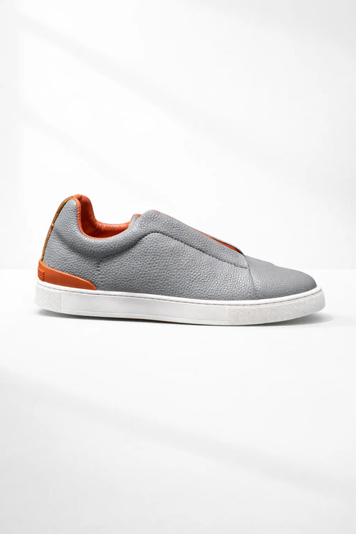 Baskets ZEG NA triple Stitch couture en cuir